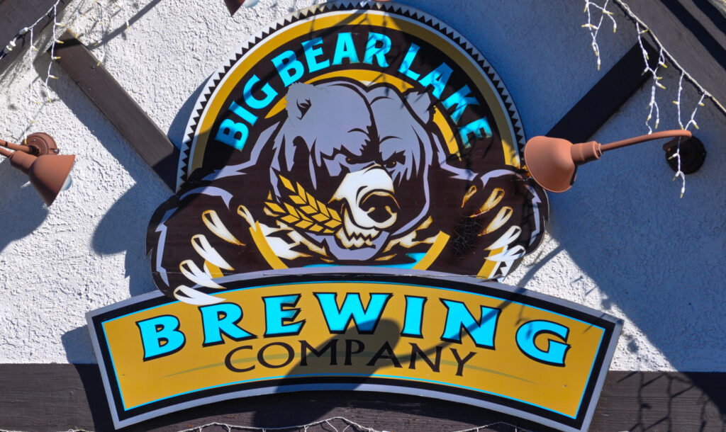 Big Bear Lake Brewing Company Sign in Big Bear Lake