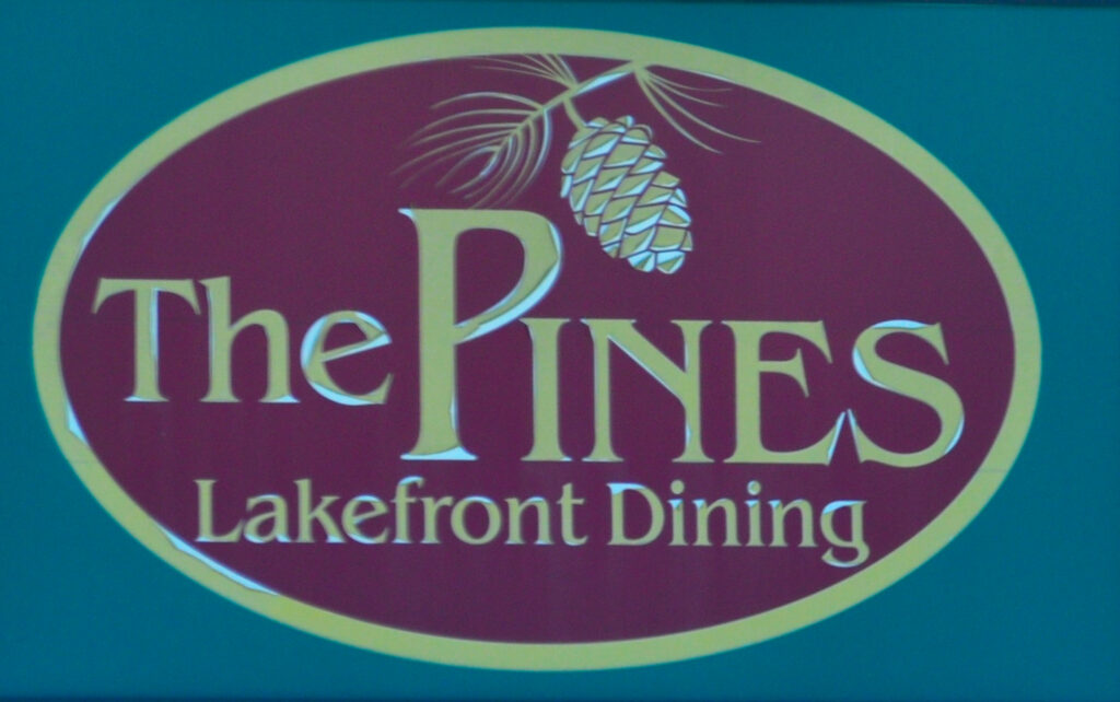 The Pines Lakefront Sign in Big Bear Lake